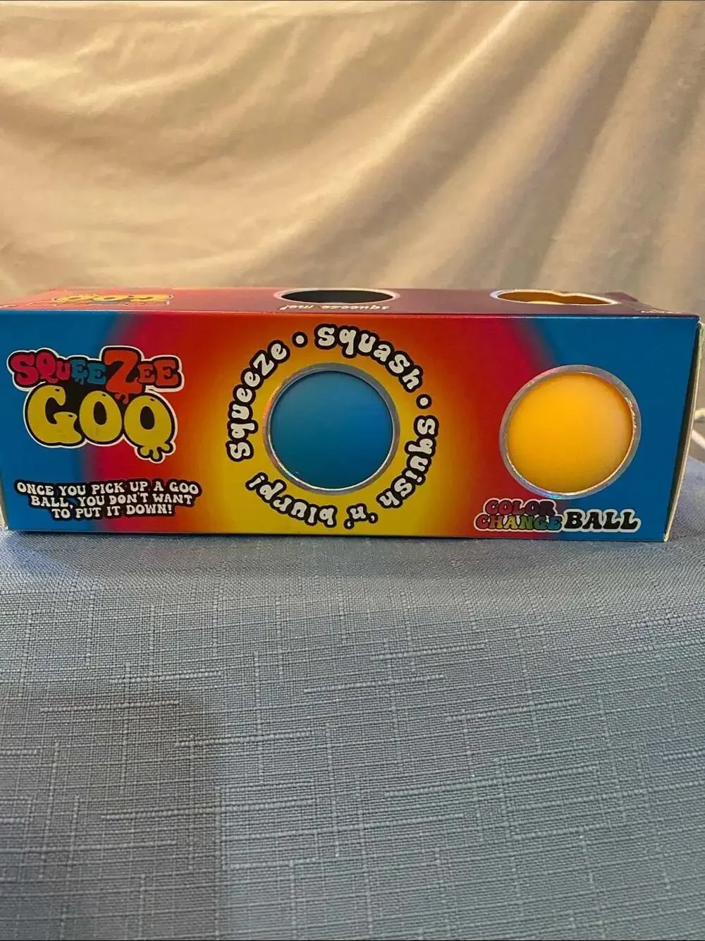 Color Change Ball Squeezee Goo Set - Blue, Purple, & Yellow - RMS Crazy Fun
